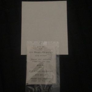 Charcoal pads for feet nwot